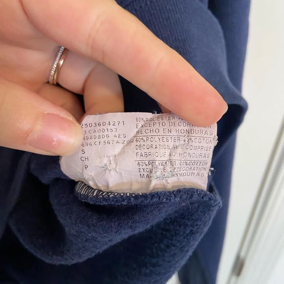 EUC | Champion women’s navy blue logo crewneck — small - Picture 5 of 6